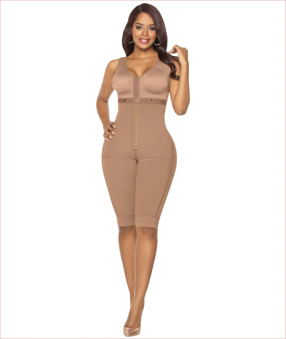 Post Op One piece Girdle with Built in Bra - C9020