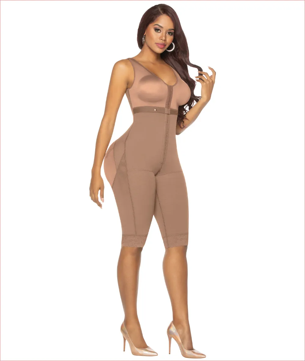 Post Op One piece Girdle with Built in Bra - C9020