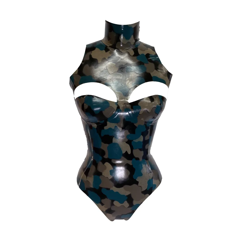 Print Divide Bodysuit