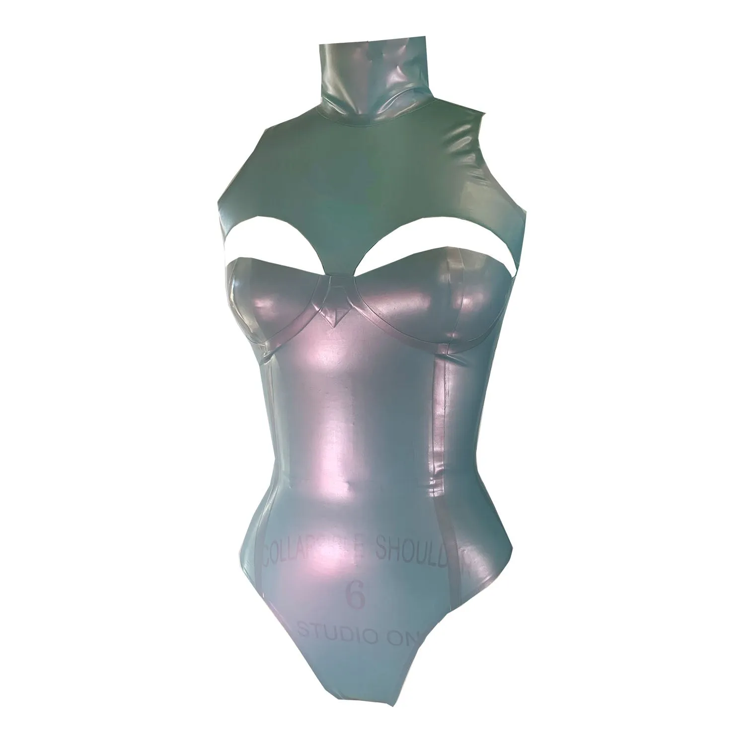 Print Divide Bodysuit