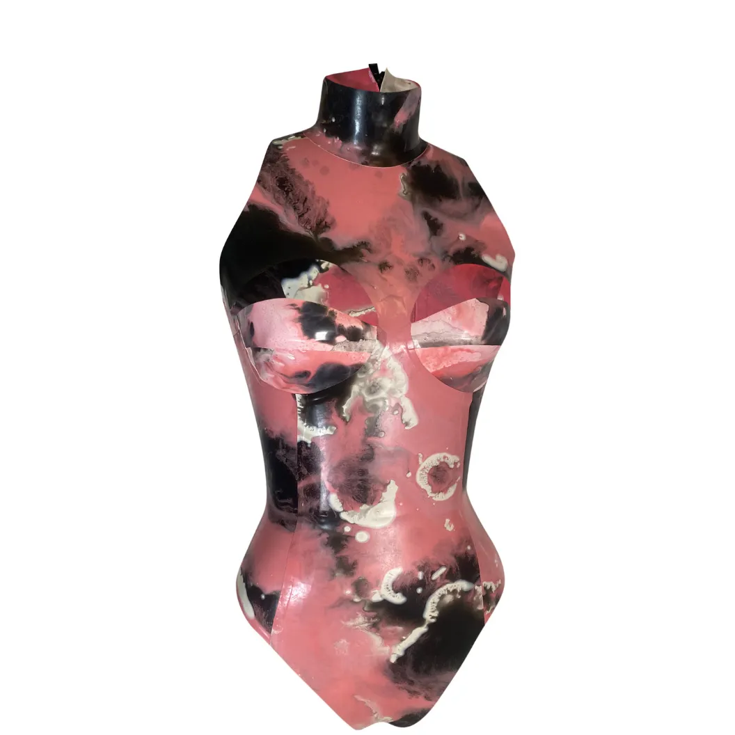 Print Divide Bodysuit