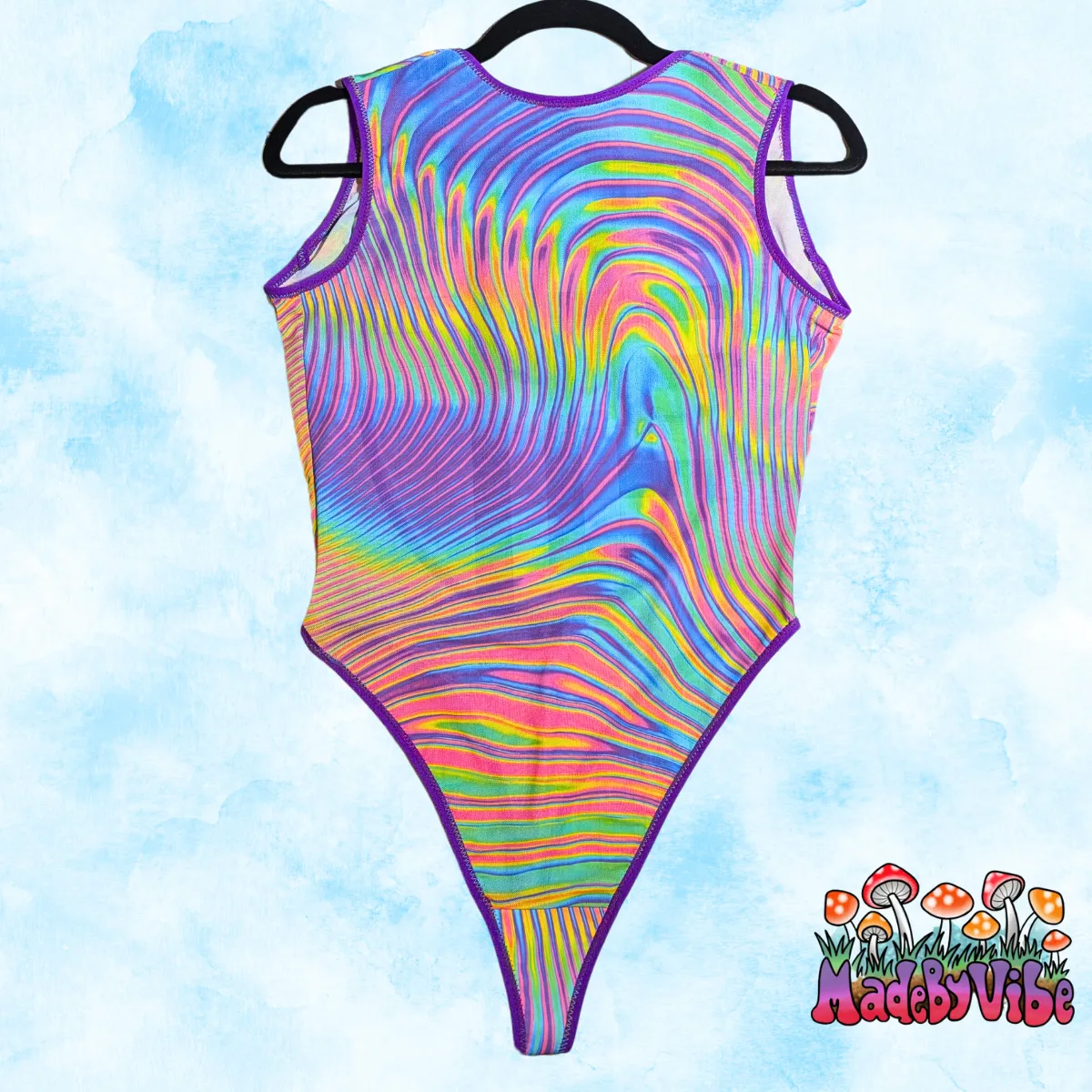 Prismatic Mesh Bodysuit - Ready to Ship