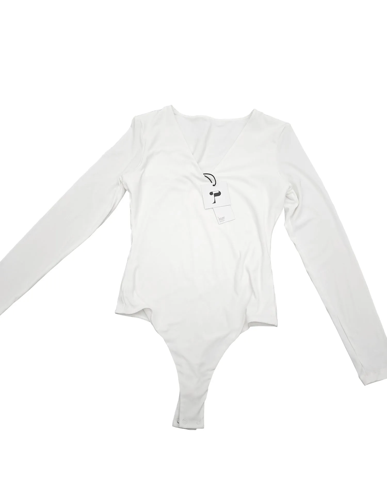 PUMIEY V-NECK Womens Bodysuit Long sleeve