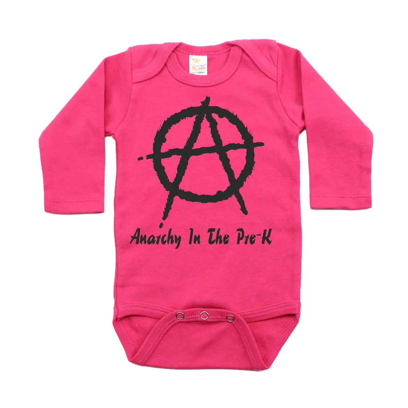 Punk Rock Anarchy In the Pre-K Long Sleeve Baby Infant Bodysuit