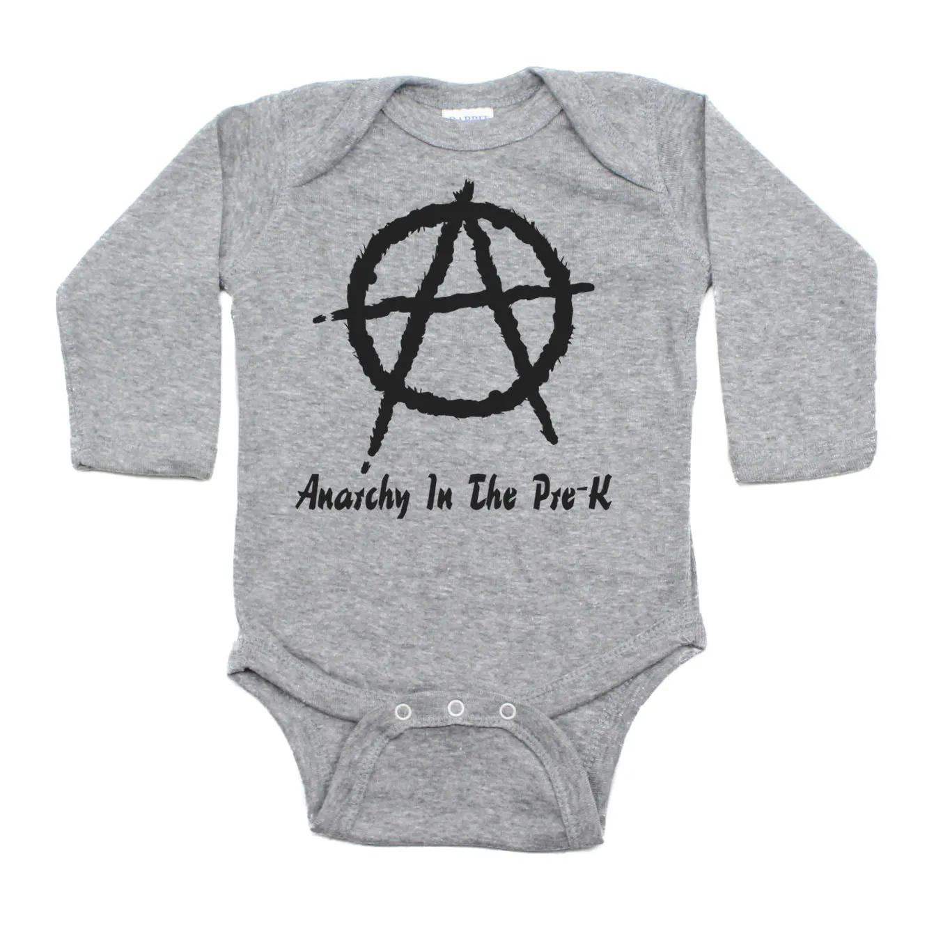 Punk Rock Anarchy In the Pre-K Long Sleeve Baby Infant Bodysuit