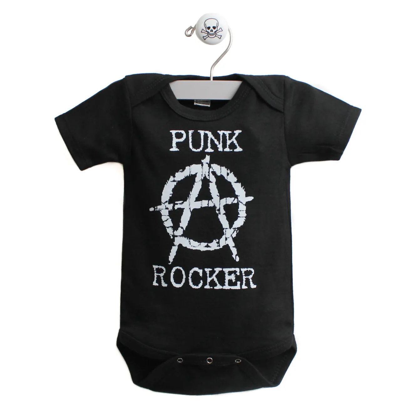 Punk Rocker Rockstar Rock N Roll Short Sleeve Baby Infant Bodysuit