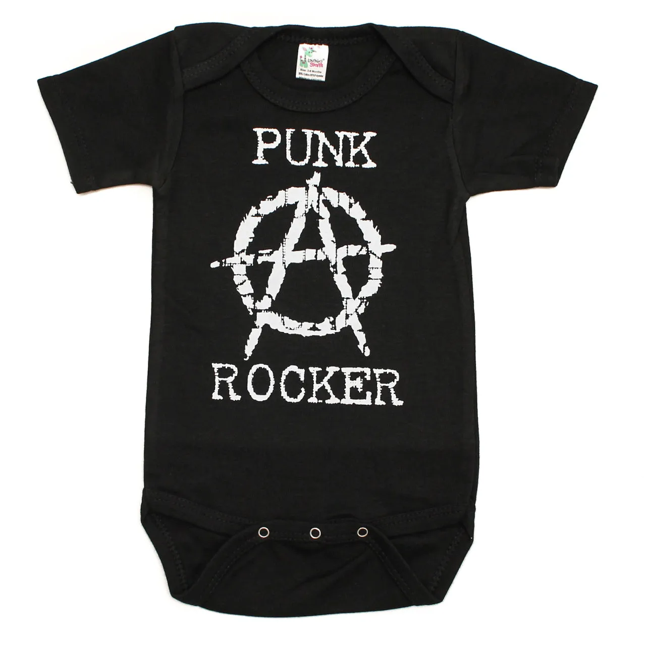 Punk Rocker Rockstar Rock N Roll Short Sleeve Baby Infant Bodysuit