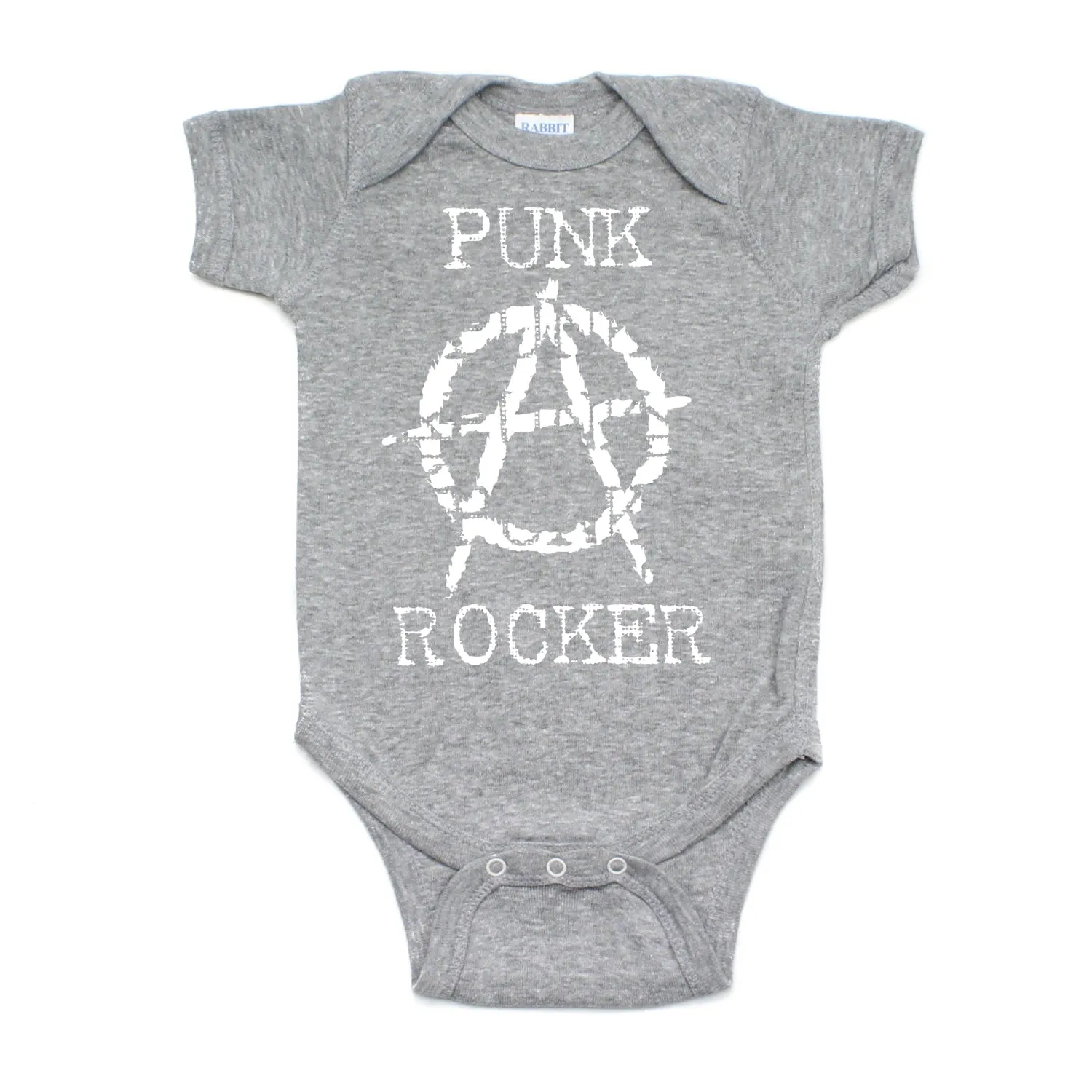 Punk Rocker Rockstar Rock N Roll Short Sleeve Baby Infant Bodysuit