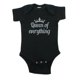 Queen of Everything Short Sleeve 100% Cotton Bodysuit