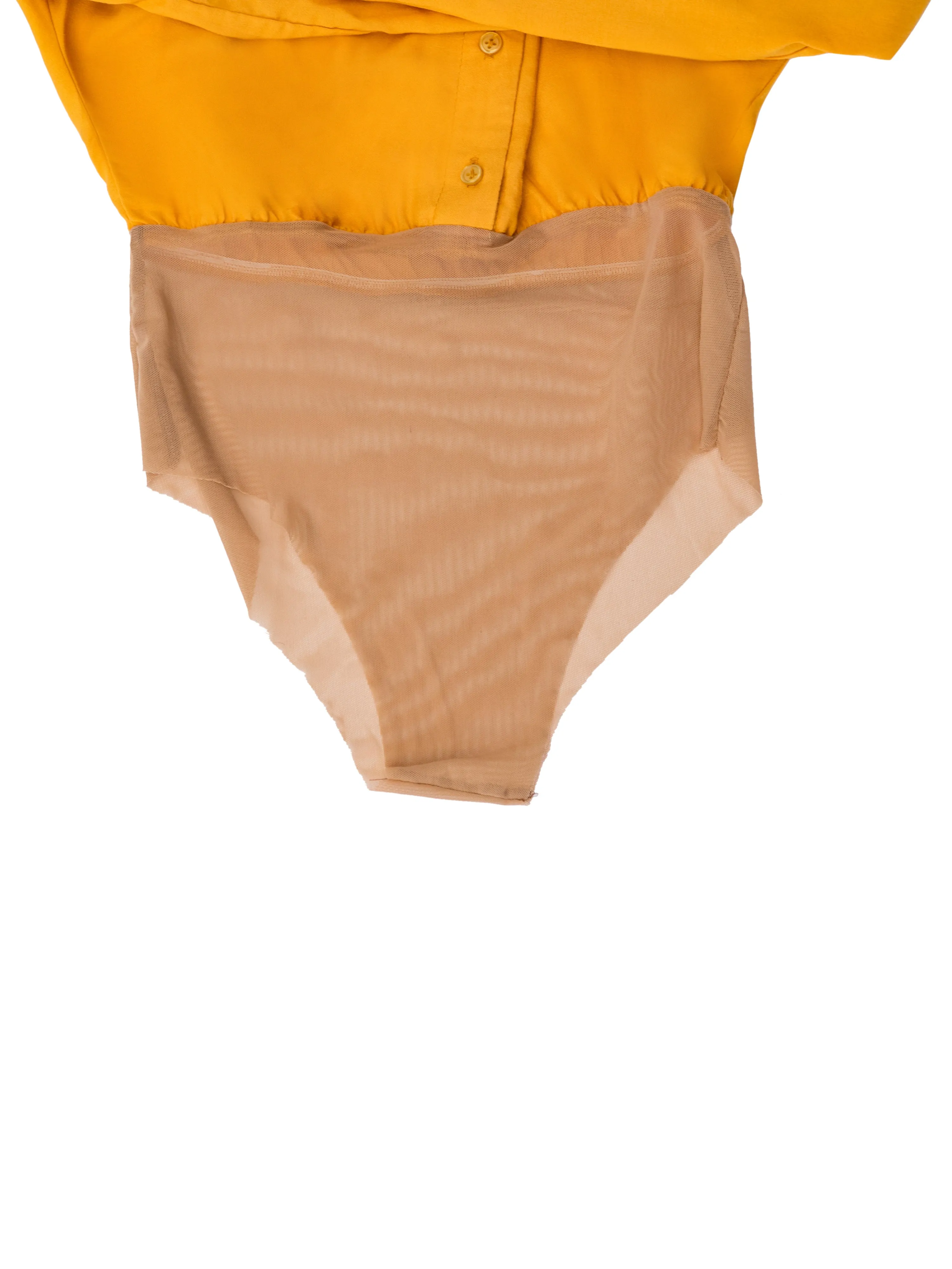 "Nora" Mustard Bell Sleeve Bodysuit