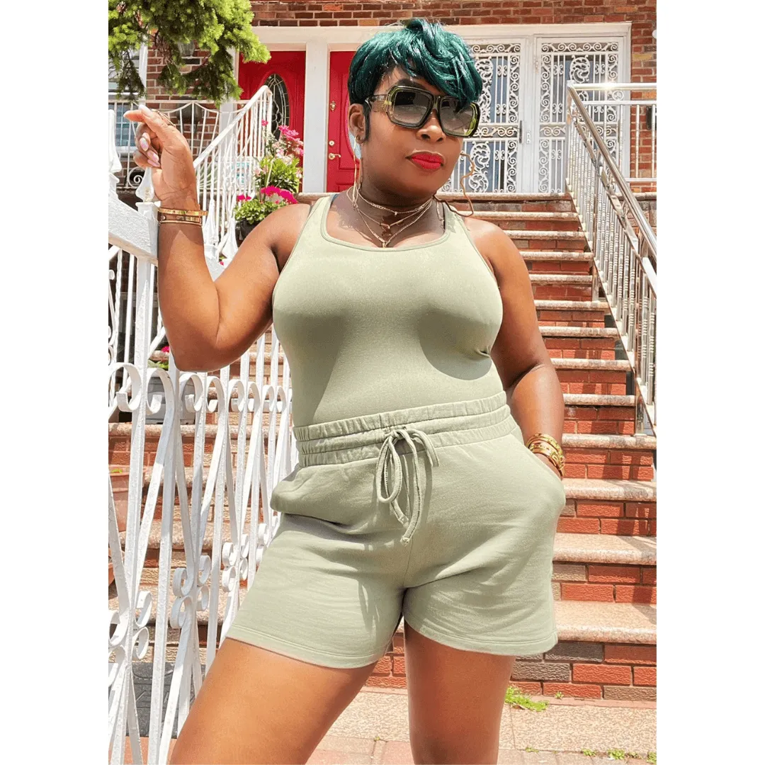 Racer-Back Short Set (6 Colors)