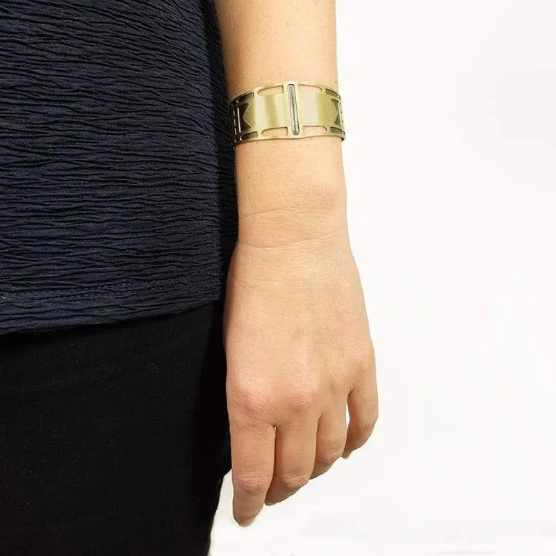 Recast St. Johns Bridge cuff bracelet