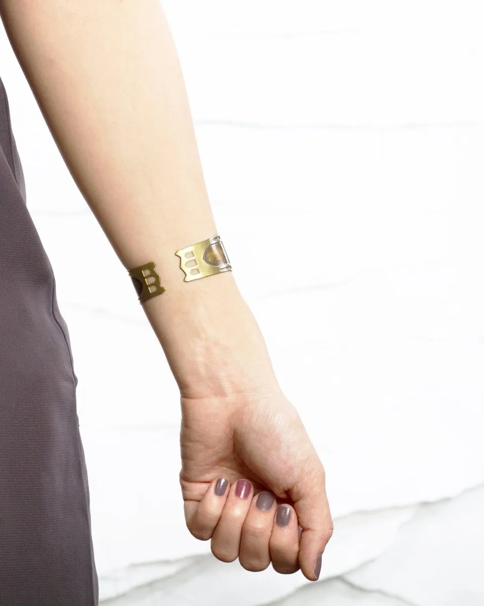Recast St. Johns Bridge cuff bracelet