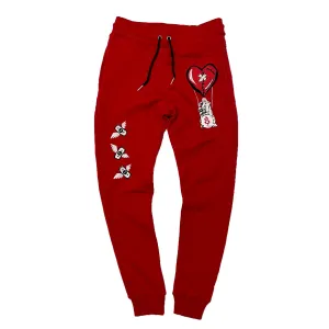 Retro Label Hot Air Joggers (Retro 4 Fire Red)