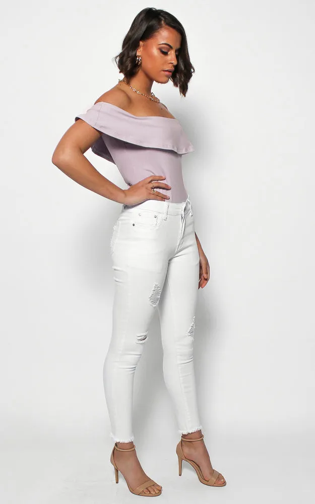 Rhianna Bodysuit - Lilac