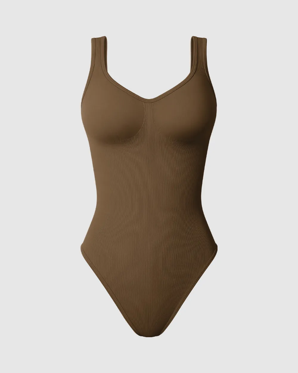 Ribbed Sleeveless Shapewear Tank Tops Bodysuits