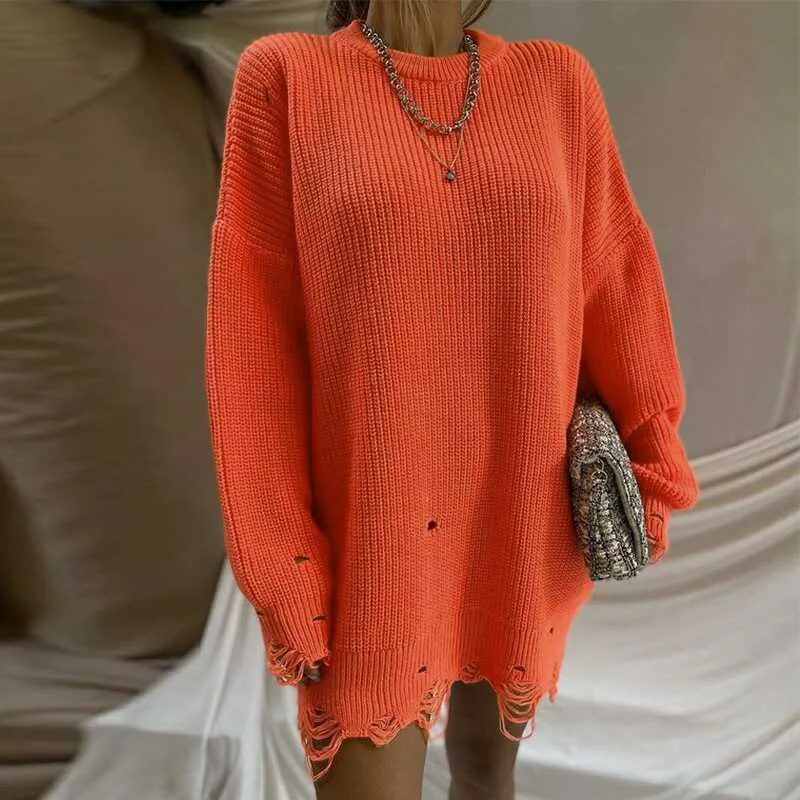 Ripped Oversize Sweater
