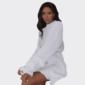 Ripped Oversize Sweater