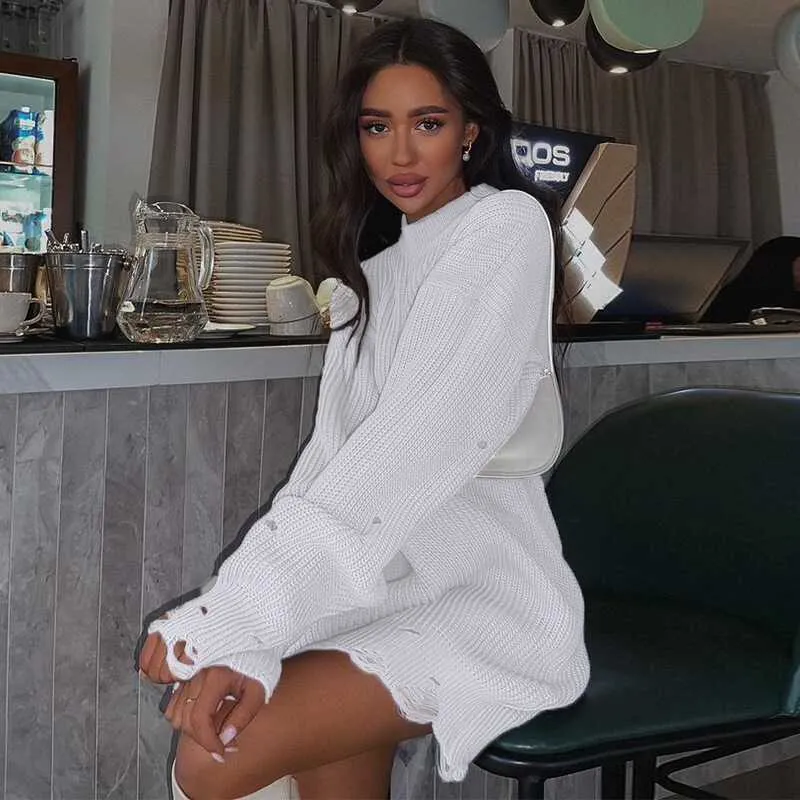 Ripped Oversize Sweater