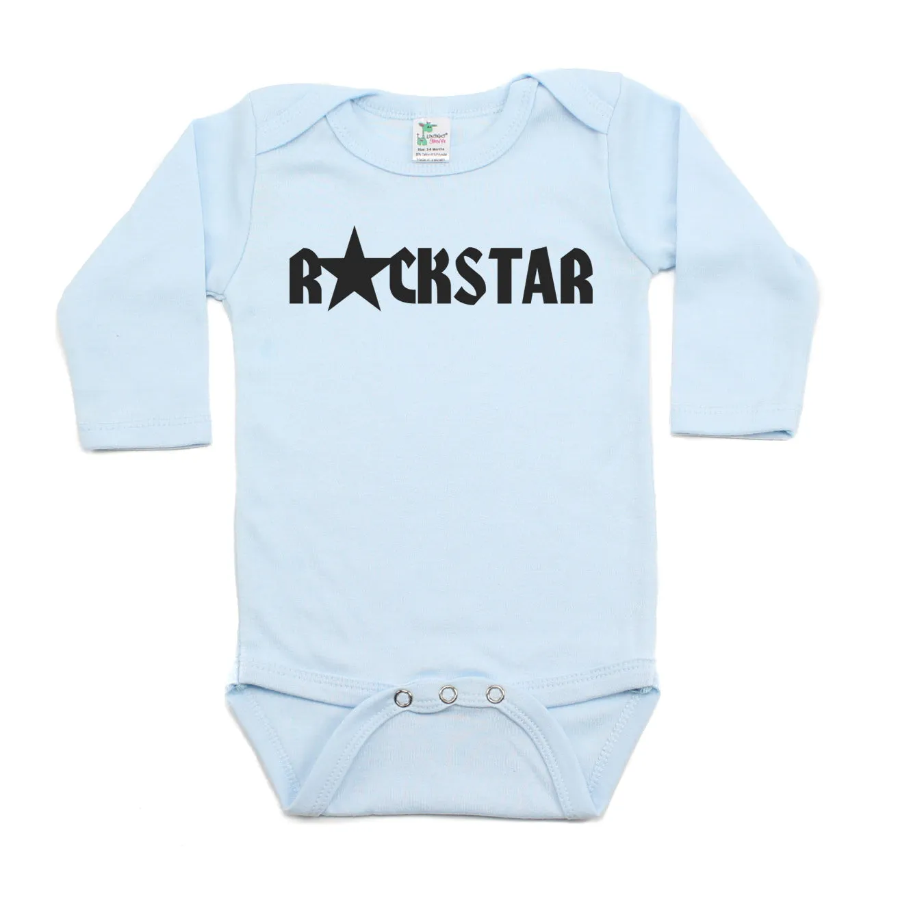 Rock N Roll Rockstar Long Sleeve Baby Infant Bodysuit
