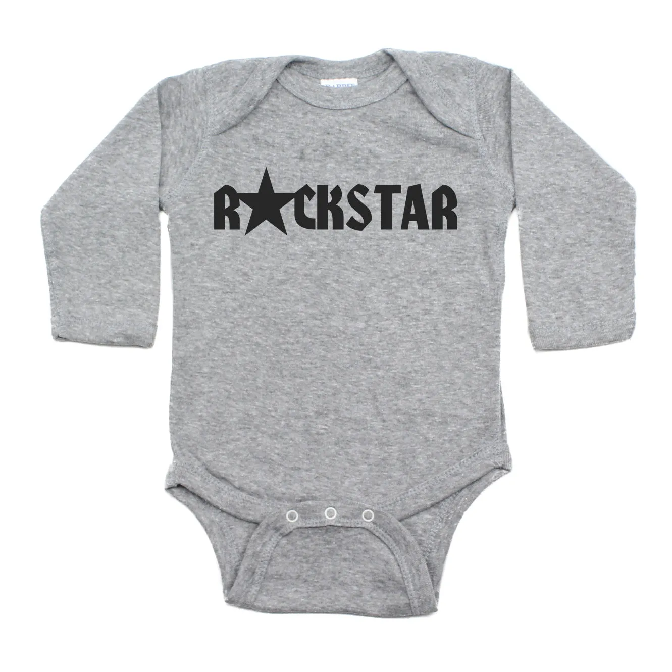 Rock N Roll Rockstar Long Sleeve Baby Infant Bodysuit