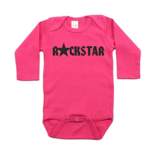 Rock N Roll Rockstar Long Sleeve Baby Infant Bodysuit