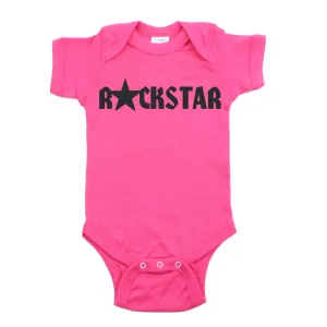 Rock N Roll Rockstar Short Sleeve Baby Infant Bodysuit