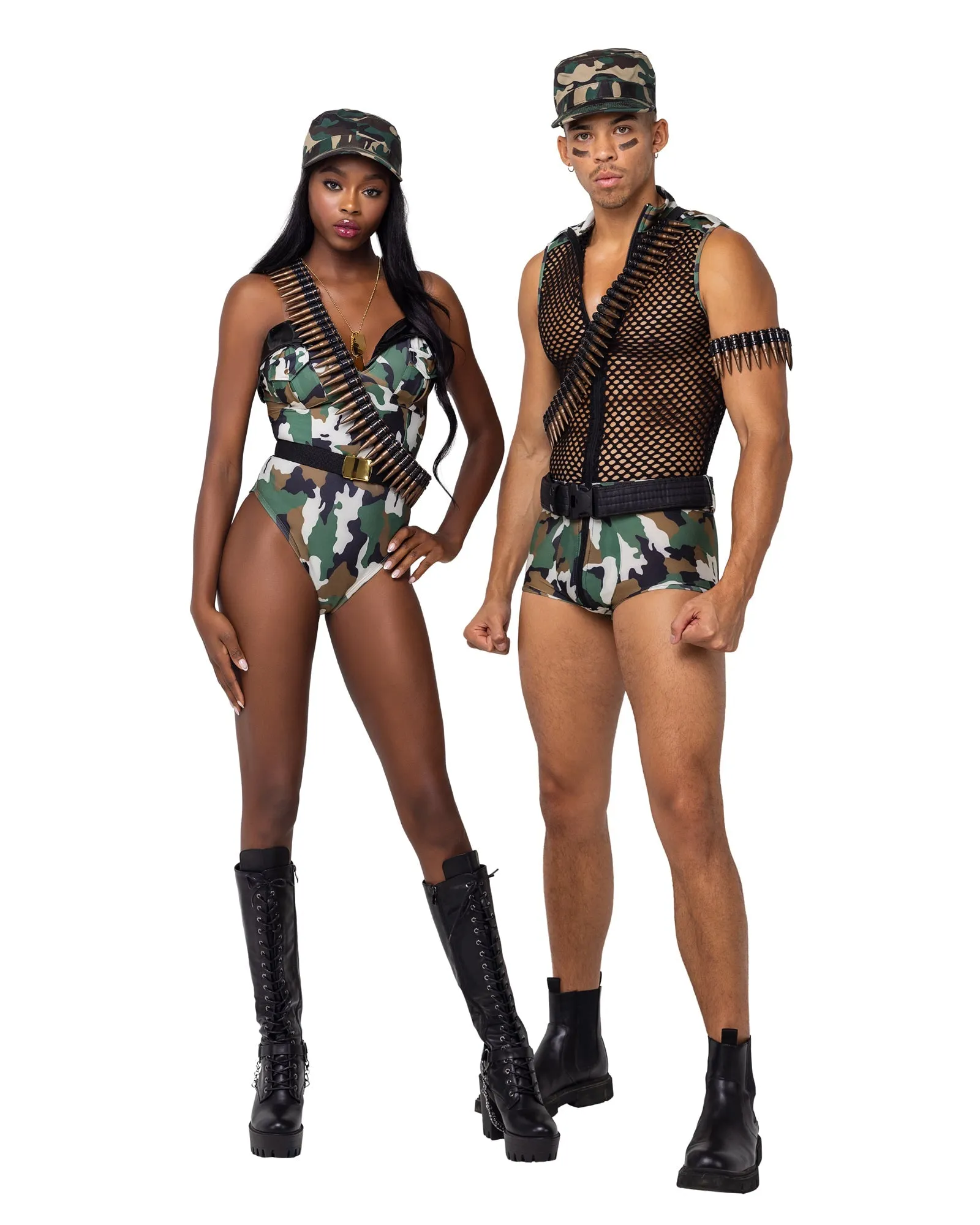 Roma Mens 3PC Sergeant Stud Army Costume