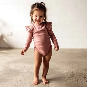Rose | Organic Long Sleeve Bodysuit