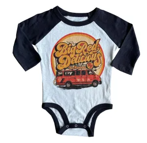 Rowdy Sprout Foo Fighters Van Long Sleeve Raglan Bodysuit