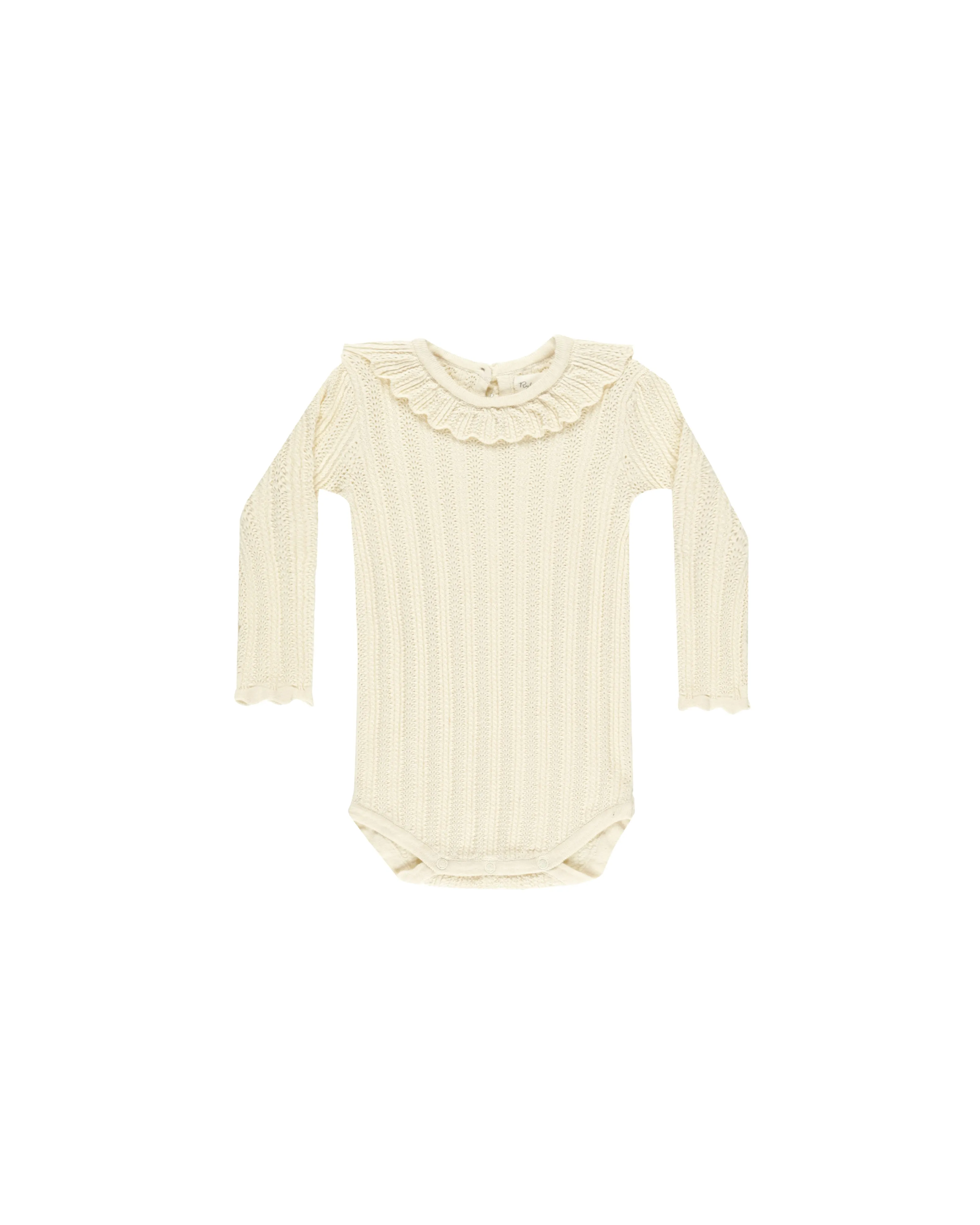 Ruffle Collar Bodysuit