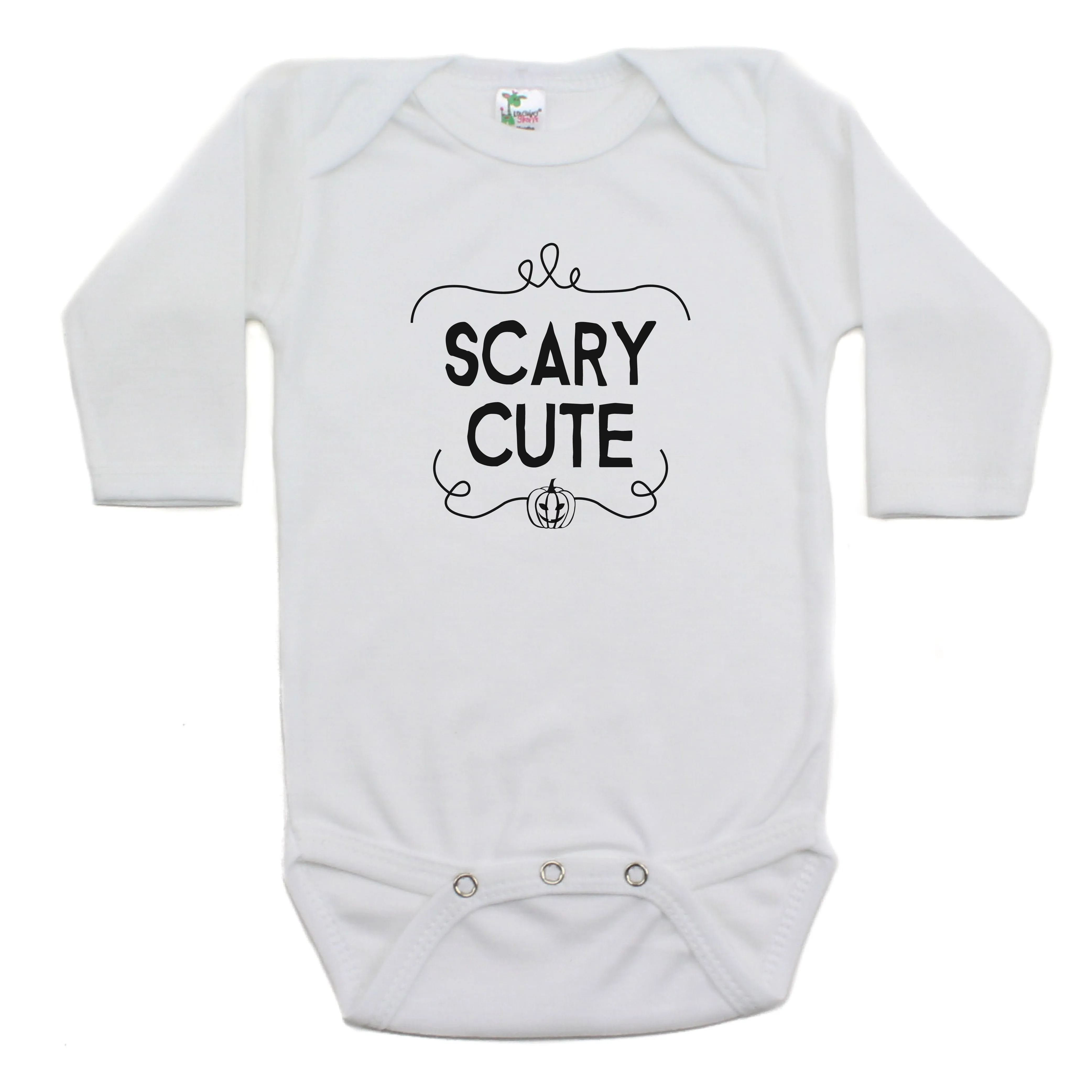 Scary Cute Halloween Long Sleeve Bodysuit
