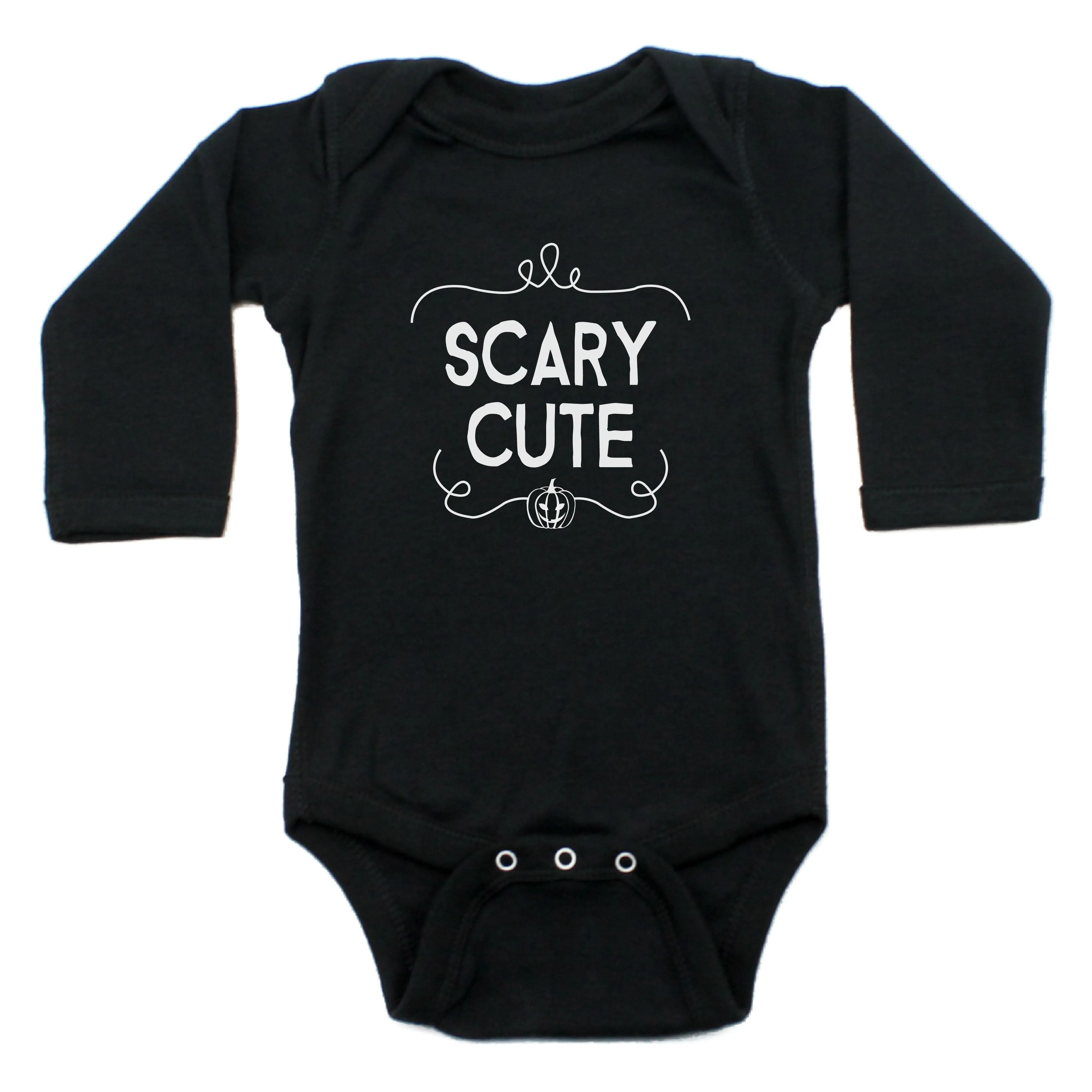 Scary Cute Halloween Long Sleeve Bodysuit