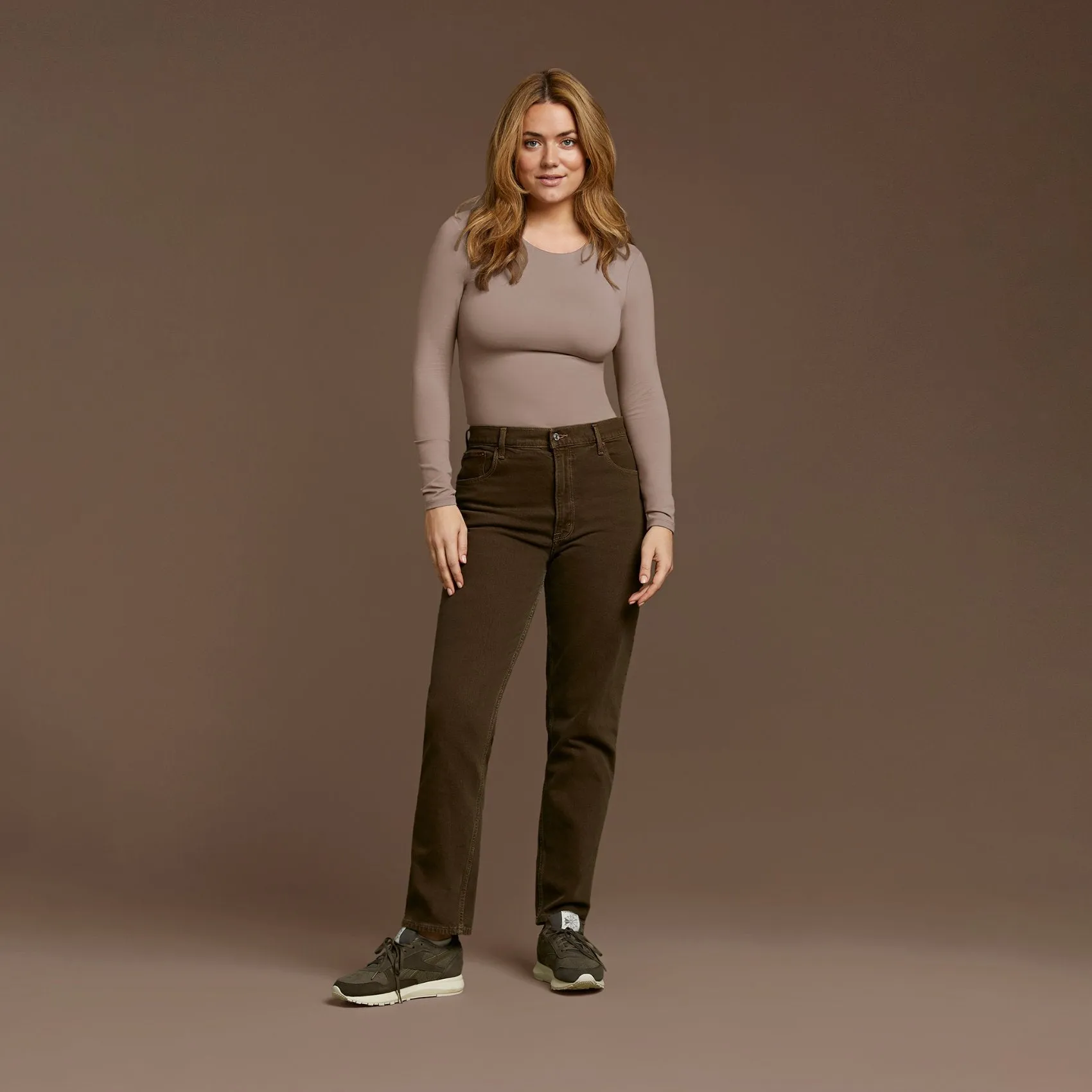 Seamless Long Sleeve Shirt | Mocha