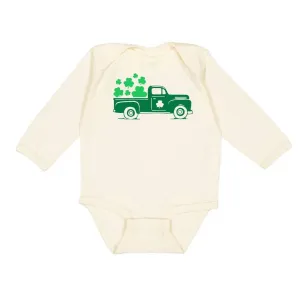 Shamrock Truck St. Patrick's Day Baby Bodysuit