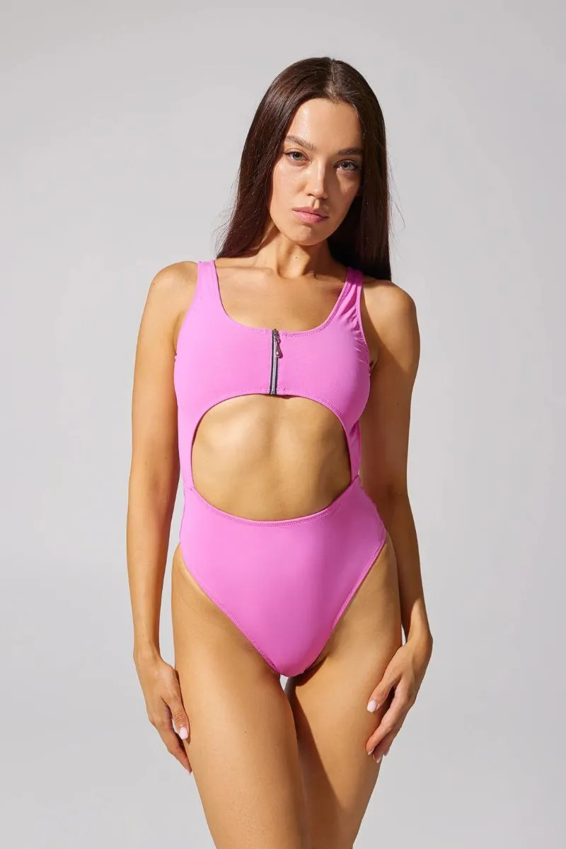 Shark Polewear Lolita Bodysuit - Flamingo