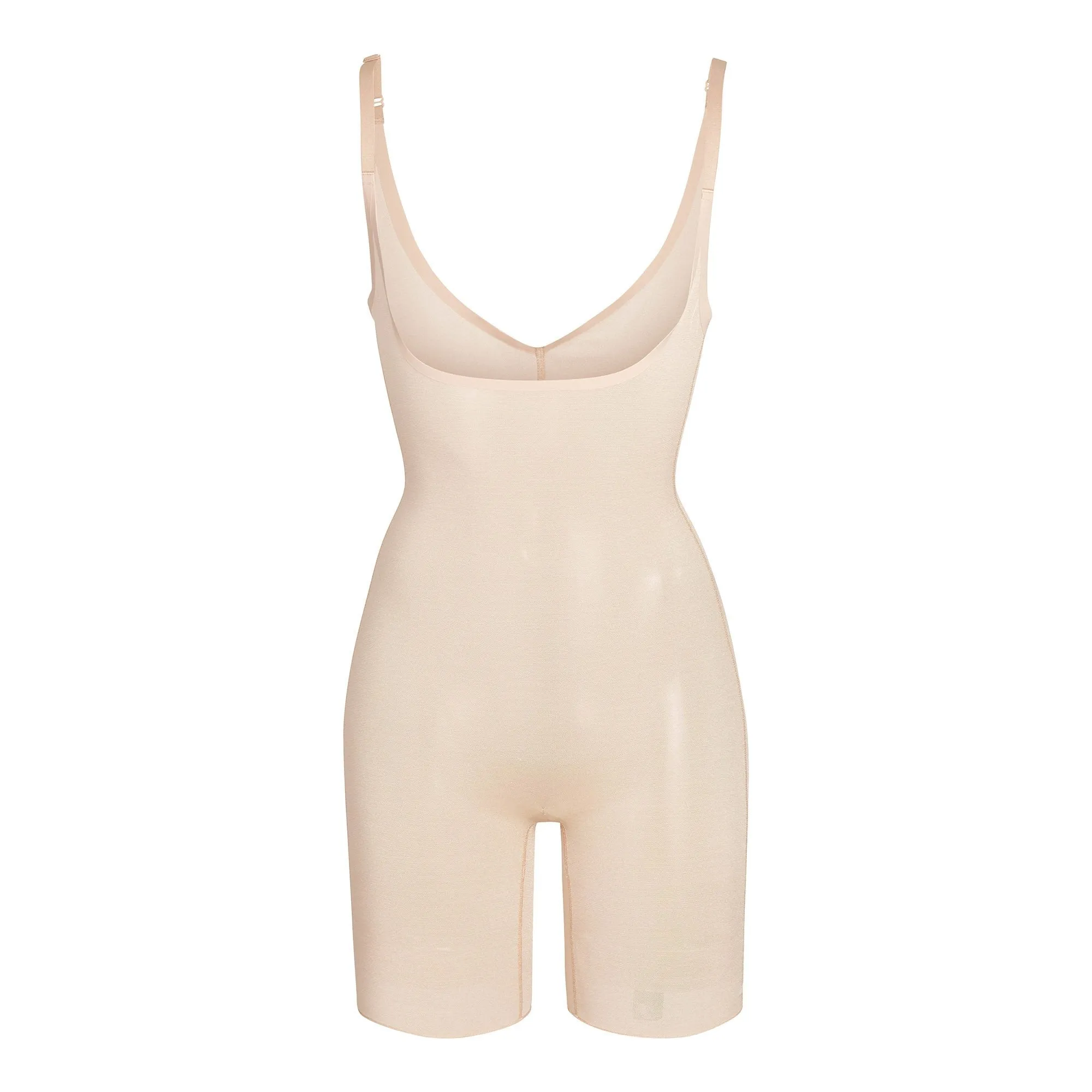 SHEER SCULPT BODYSUIT | CLAY