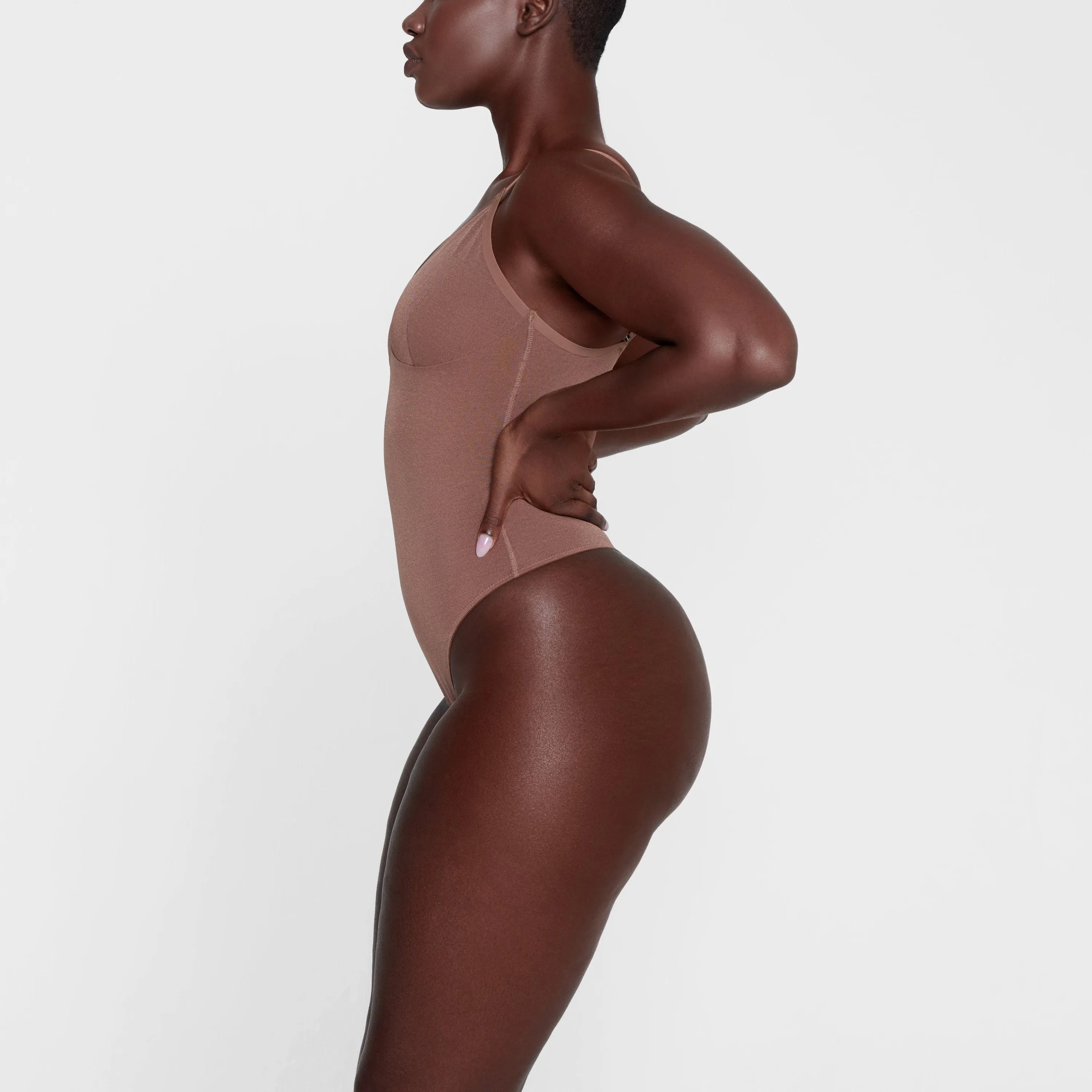 SHEER SCULPT THONG BODYSUIT | JASPER