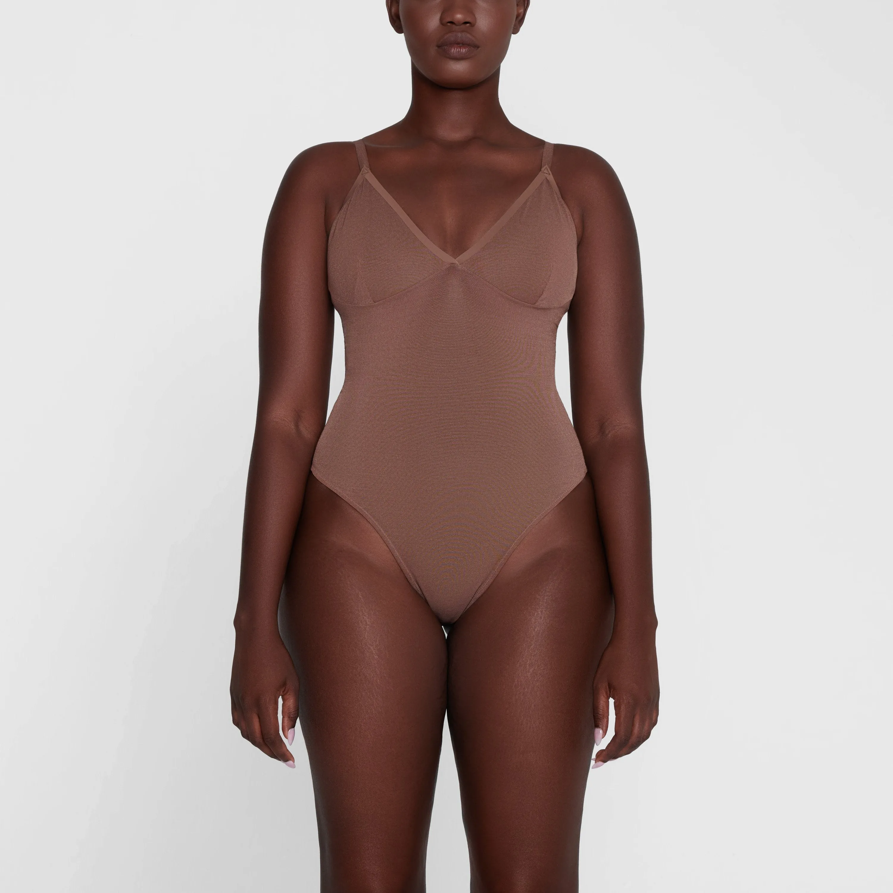 SHEER SCULPT THONG BODYSUIT | JASPER