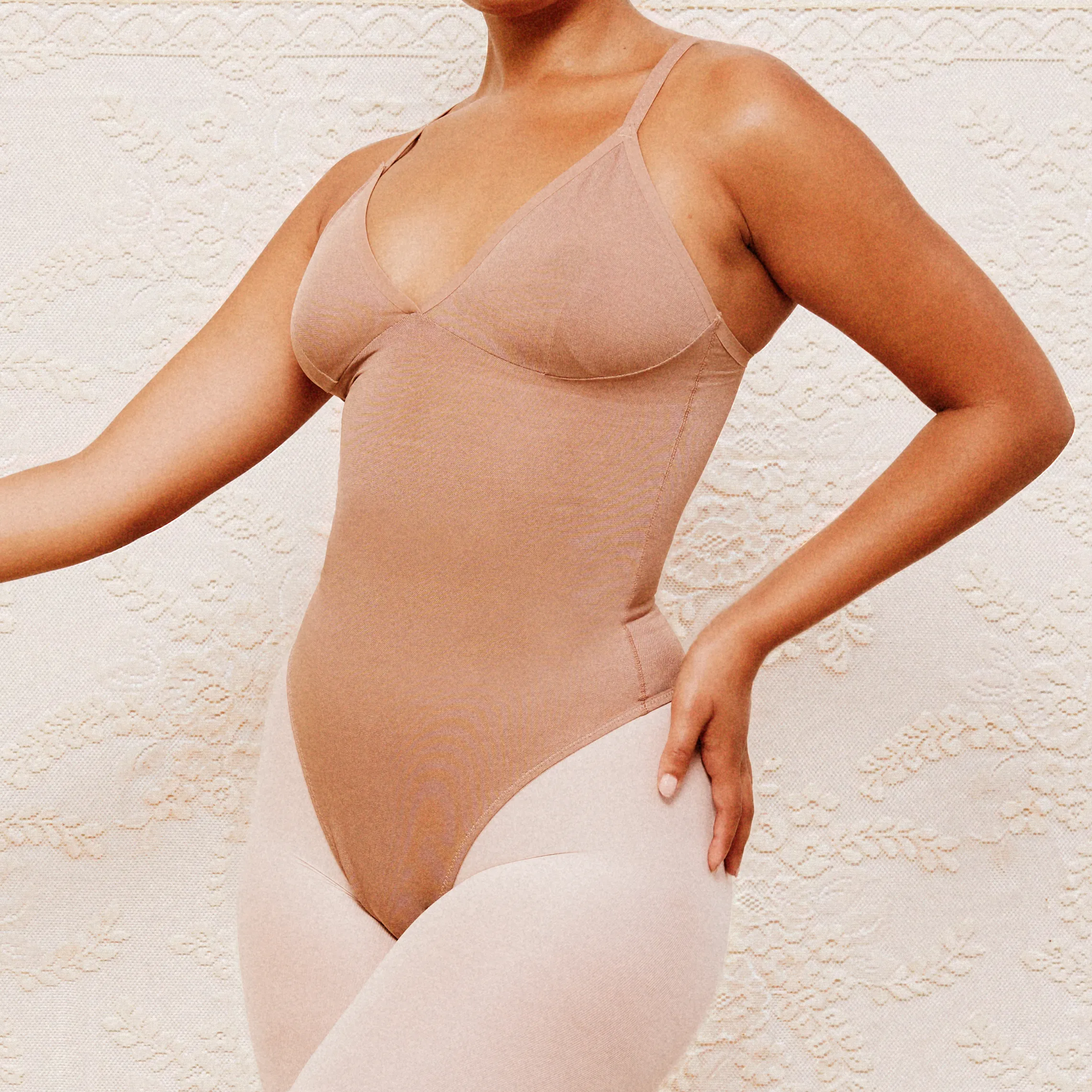 SHEER SCULPT THONG BODYSUIT | SIENNA