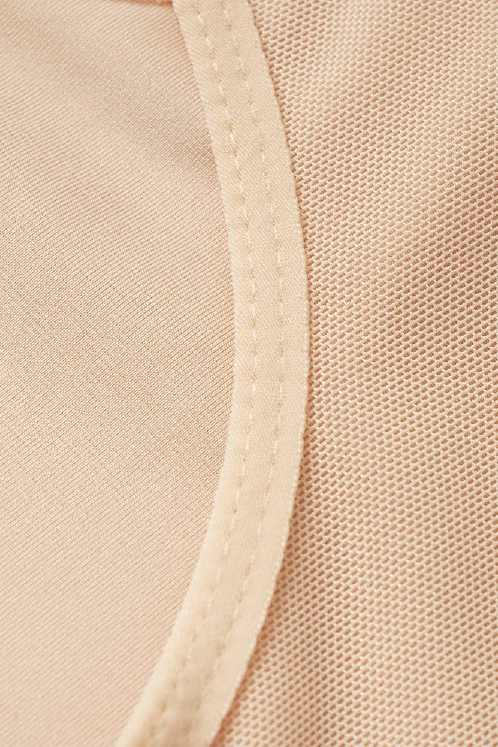 Side Zipper Under-Bust Shaping Bodysuit