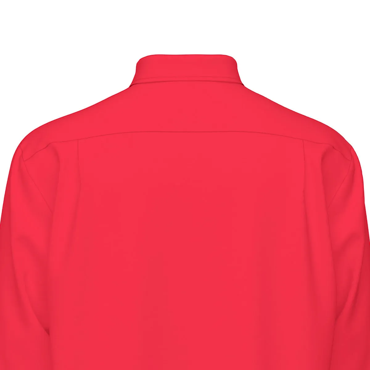 Sixty Eight 93 Logo White Red Men's Cotton Long Sleeve Shirt