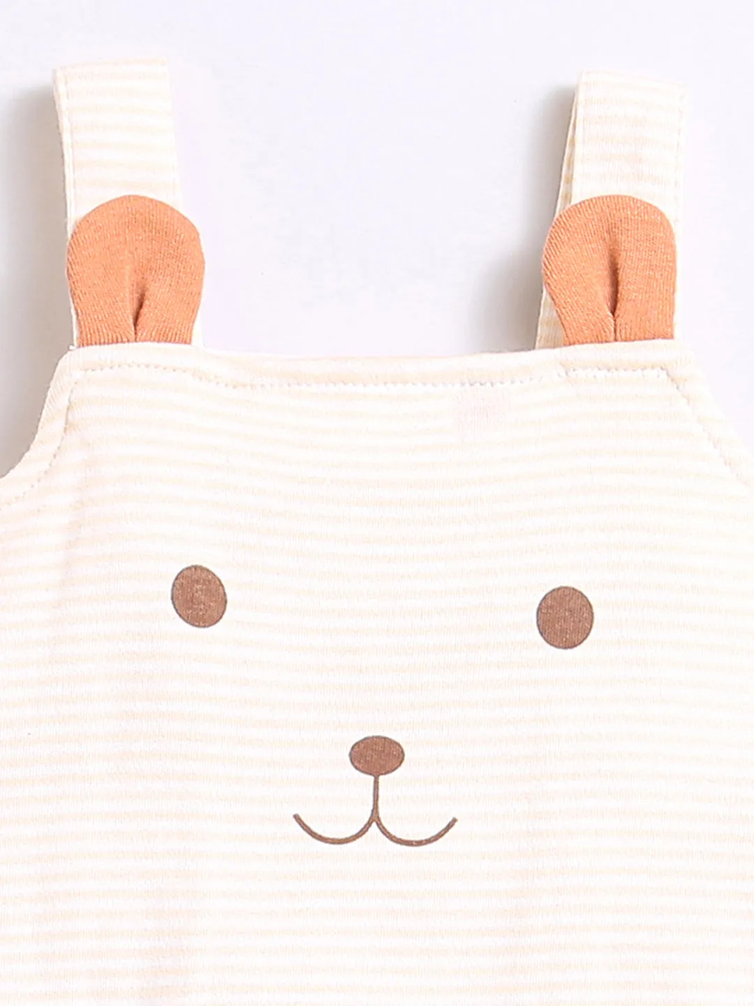 Sleeveless Bear Bodysuit For Unisex Baby.