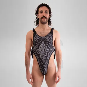 Snake Print Thong Bodysuit