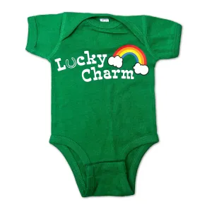 Sol Baby Lucky Charm Rainbow Green Bodysuit
