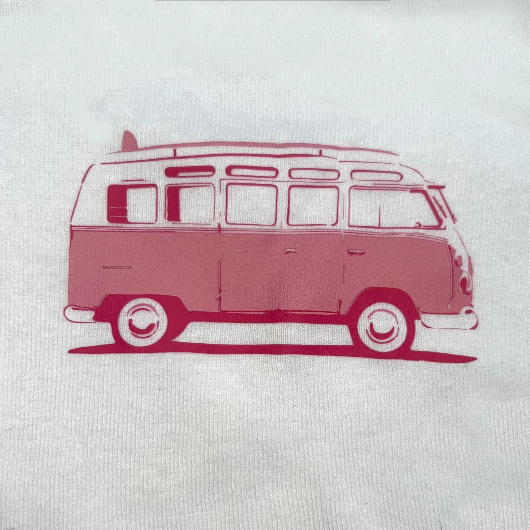 Sol Baby Pink Surf Bus Bodysuit