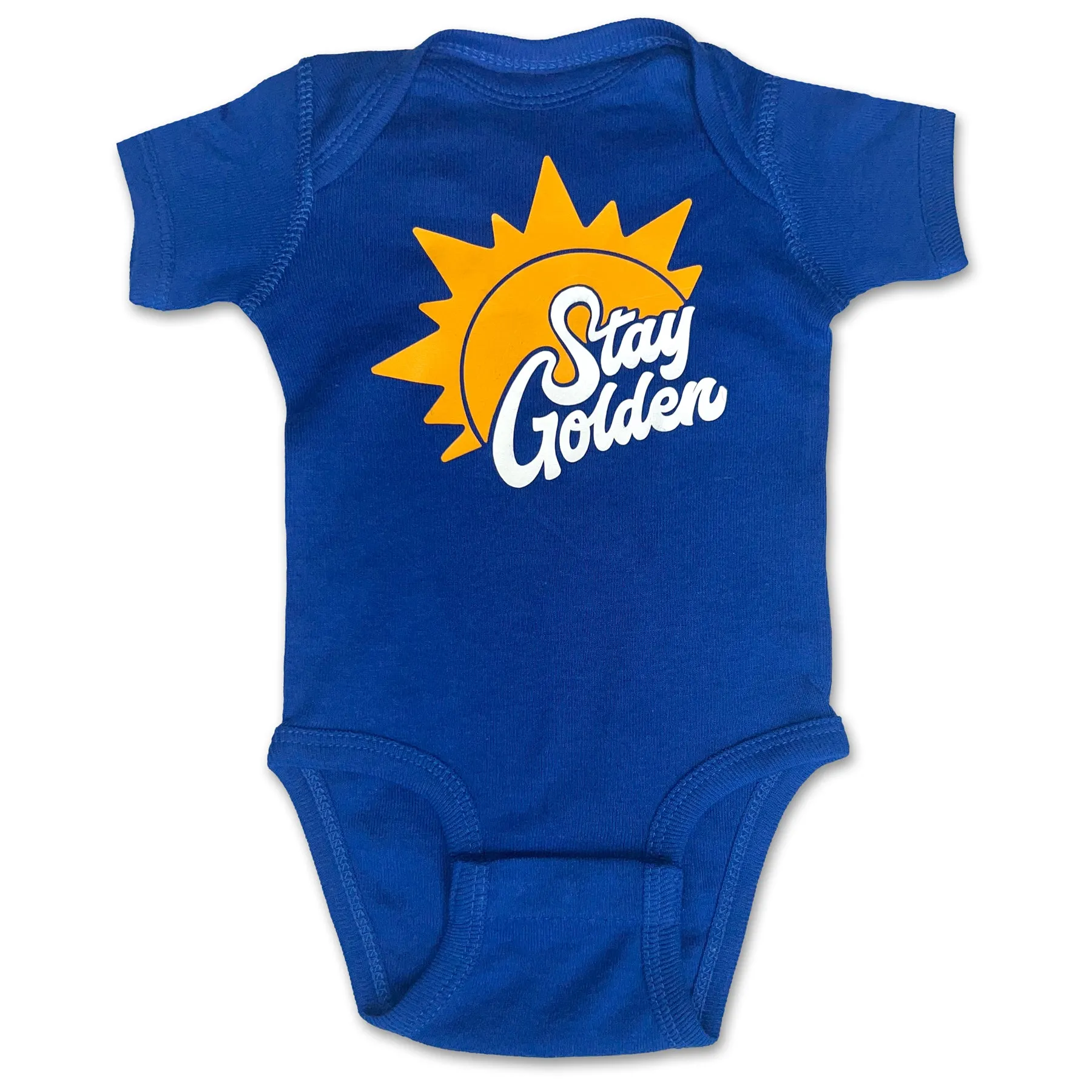 Sol Baby Stay Golden Cobalt Blue Bodysuit