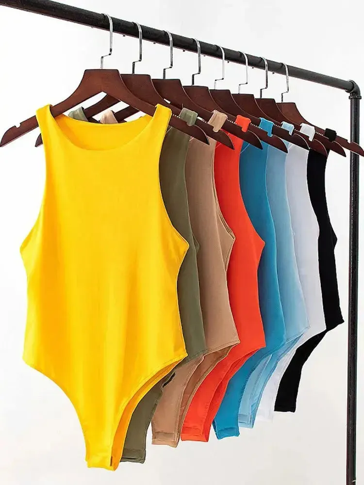Solid Femme Bodycon Shapewear Bodysuit
