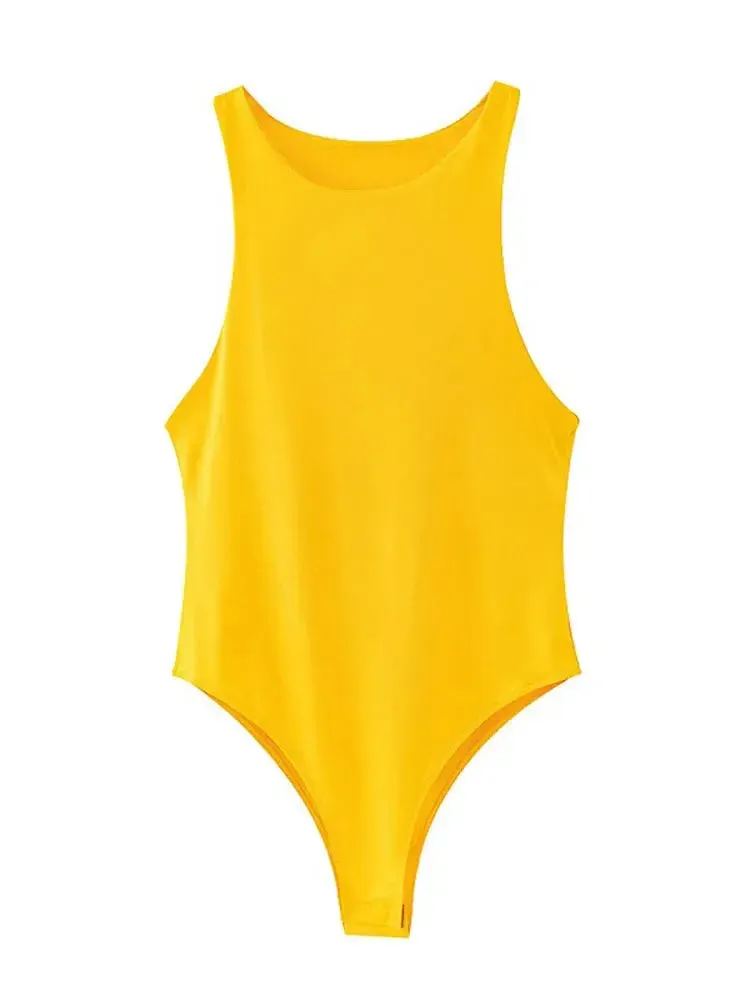 Solid Femme Bodycon Shapewear Bodysuit