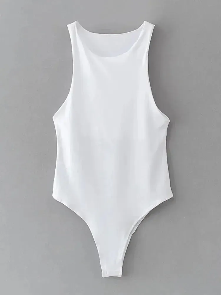 Solid Femme Bodycon Shapewear Bodysuit